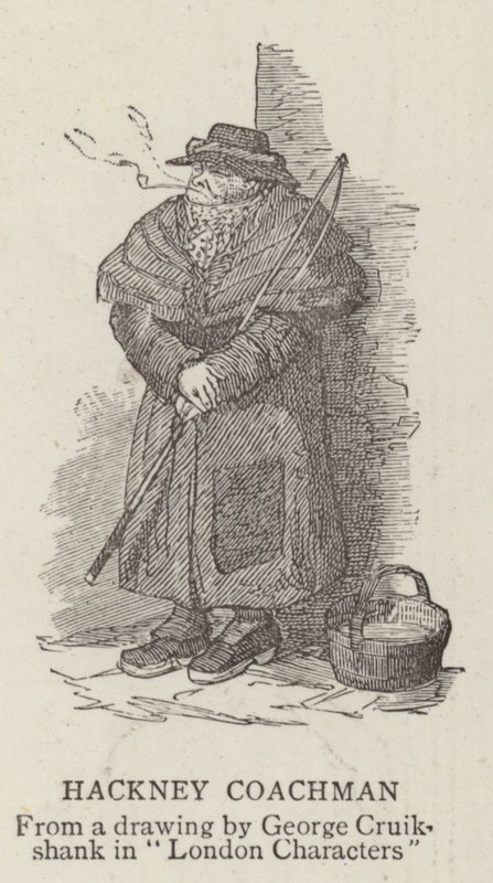 Hackney Coachman av George Cruikshank