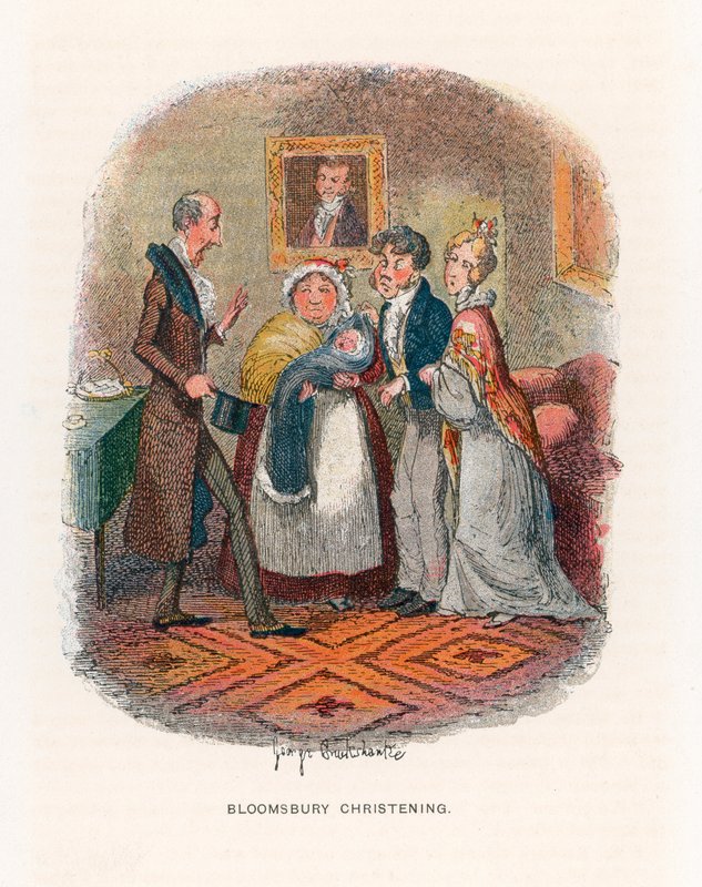Illustrasjon for Hard Times av George Cruikshank