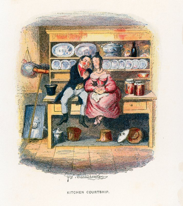 Illustrasjon for Hard Times av George Cruikshank