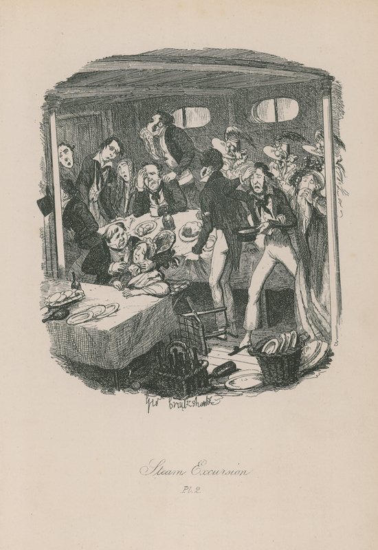 Steam ekskursjon av George Cruikshank