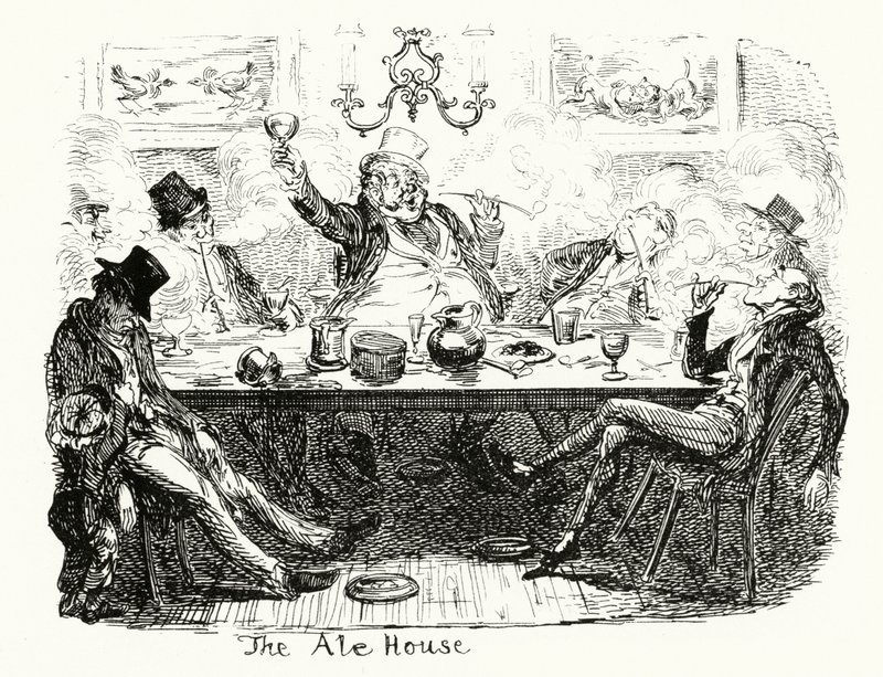 The Ale House (gravering) av George Cruikshank
