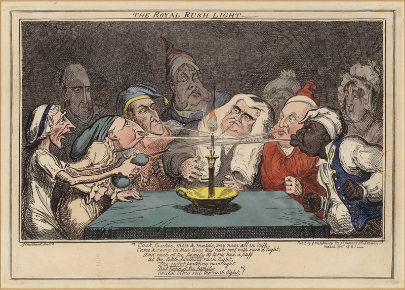 The Royal Rush Light av George Cruikshank