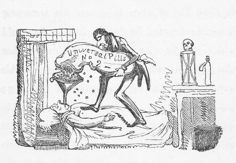 Universalpiller (gravering) av George Cruikshank