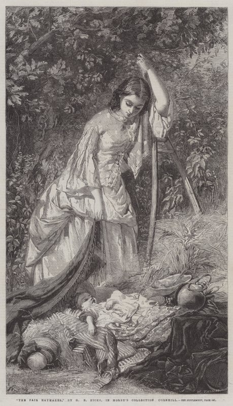 The Fair Haymaker av George Elgar Hicks