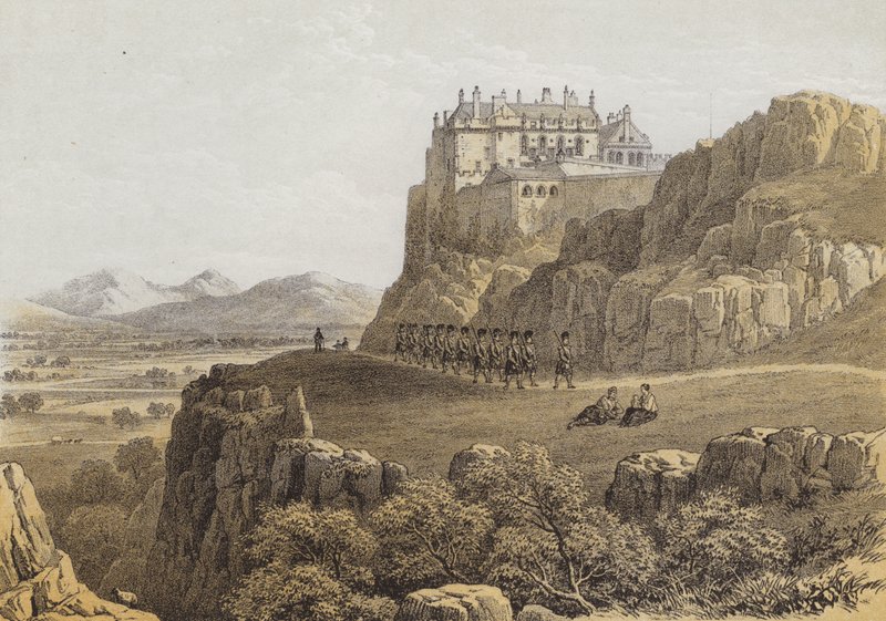 Stirling Castle (chromolitho) av George Fennel Robson