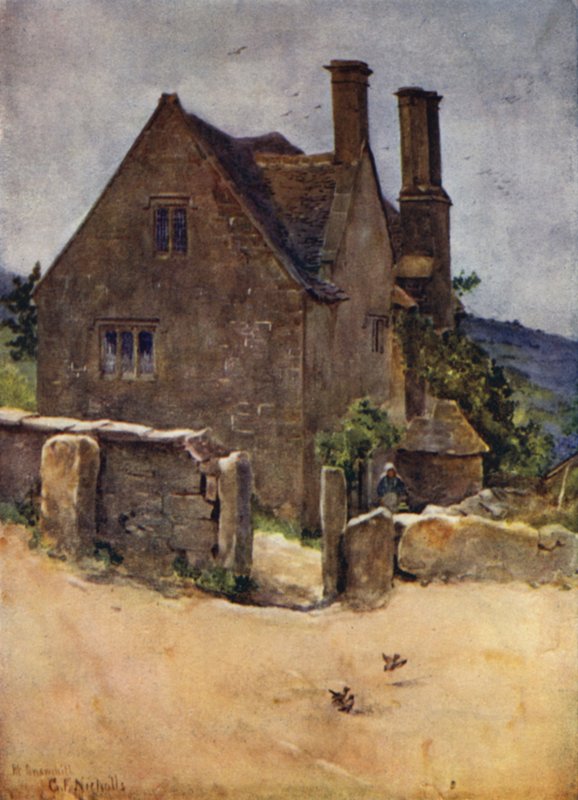 Gammelt hus, Snowshill av George Franck Nicholls