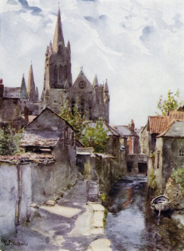 Truro (farge litho) av George Franck Nicholls