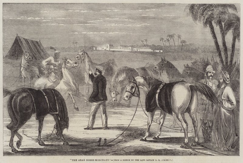 Den arabiske hestehandleren av George Francklin Atkinson