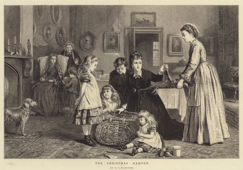 Julekurven av George Goodwin Kilburne