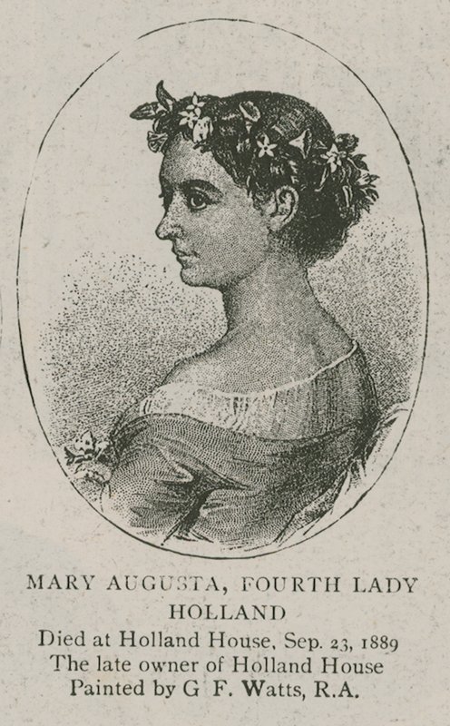 Mary Augusta, fjerde Lady Holland av George Hawkins