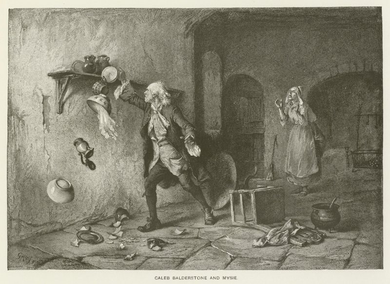 Caleb Balderstone og Mysie av George Hay