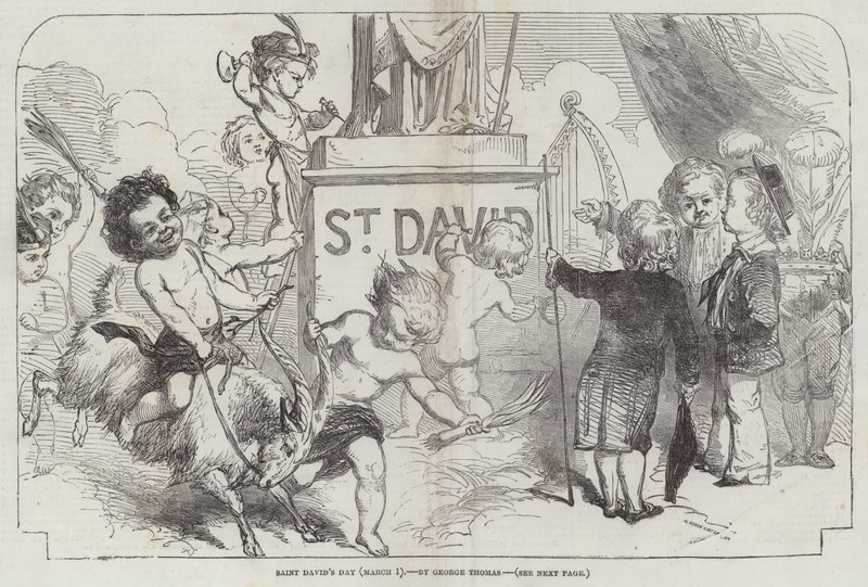St. Davids dag, (1. mars) av George Housman Thomas