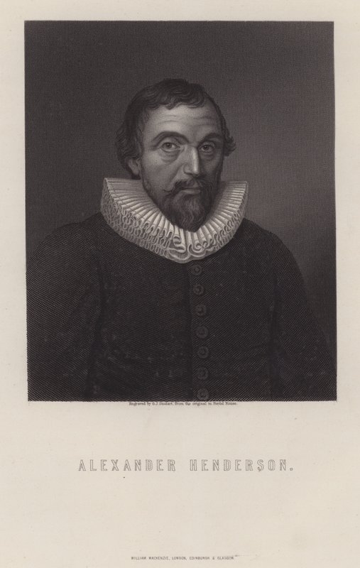 Alexander Henderson , skotsk teolog av George J. Stodart