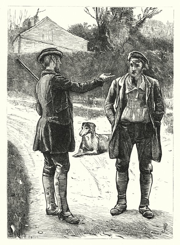 The Gamekeeper (gravering) av George John Pinwell