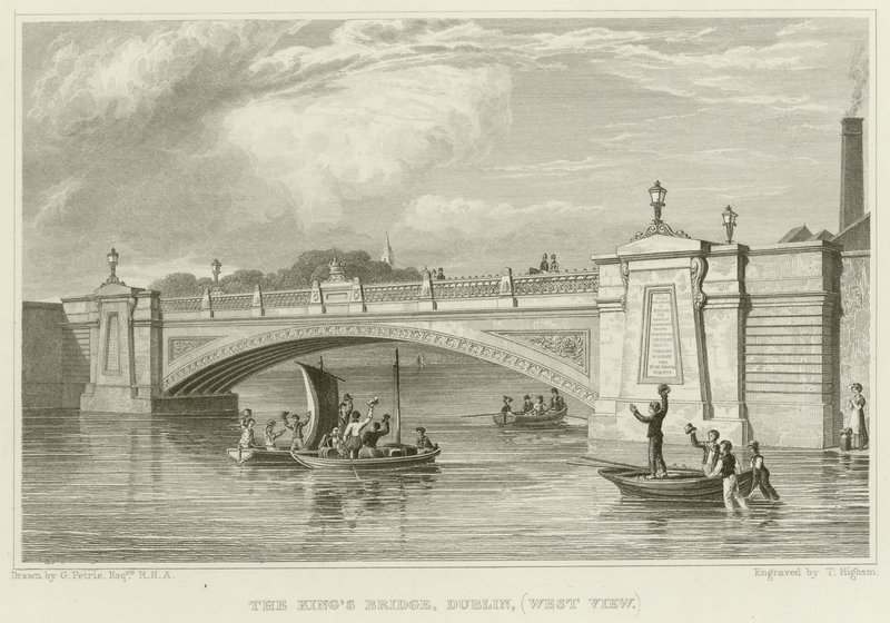 Kongebroen i Dublin av George Petrie