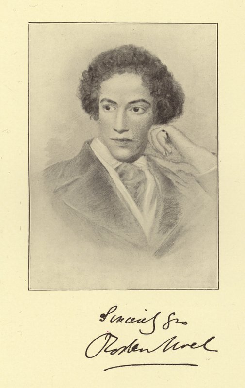 Roden Noel , engelsk poet av George Richmond