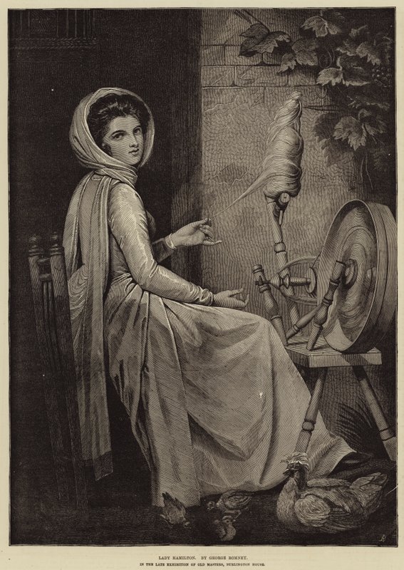 Lady Hamilton av George Romney