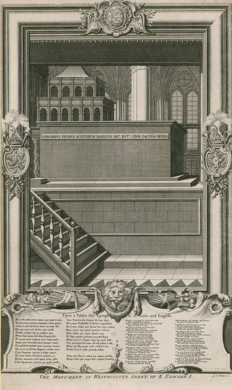 Monumentet til kong Edward I av George Vertue