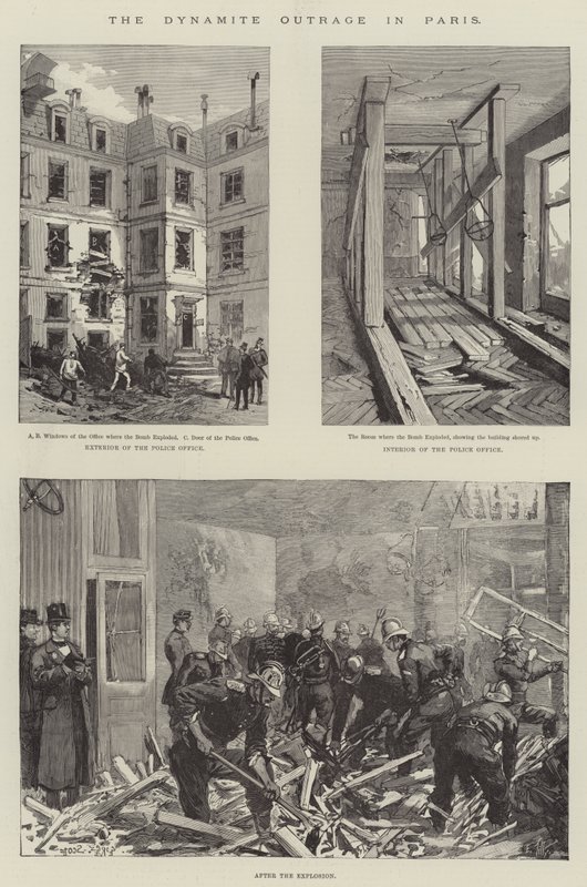 The Dynamite Outrage i Paris av Georges Bertin Scott