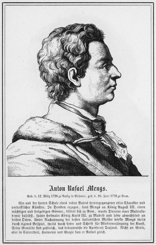 Anton Rafael Mengs (gravering) av German School