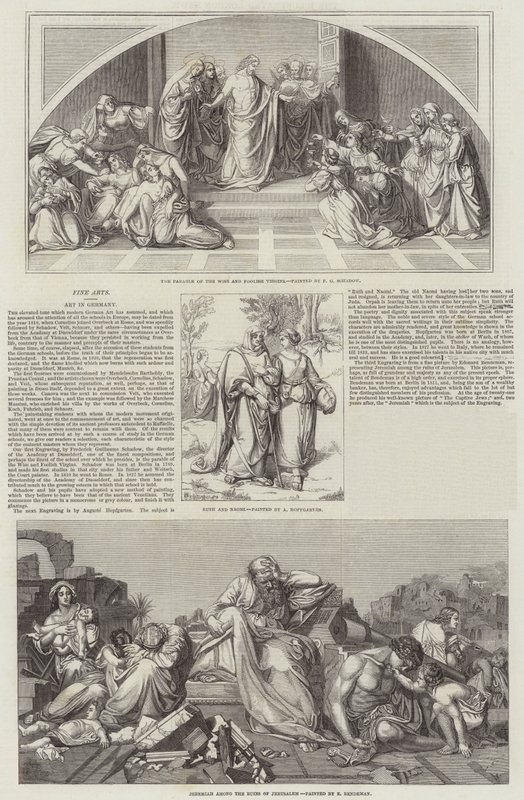 Kunst i Tyskland (gravering) av German School