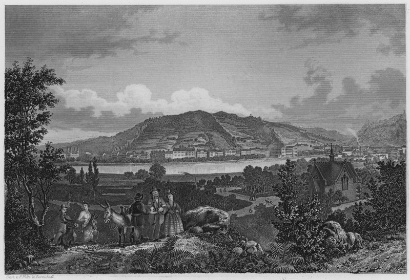 Bad Ems (gravering) av German School