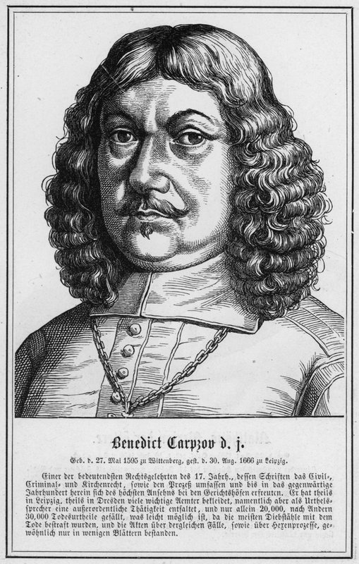 Benedict Carpzov d i (gravering) av German School