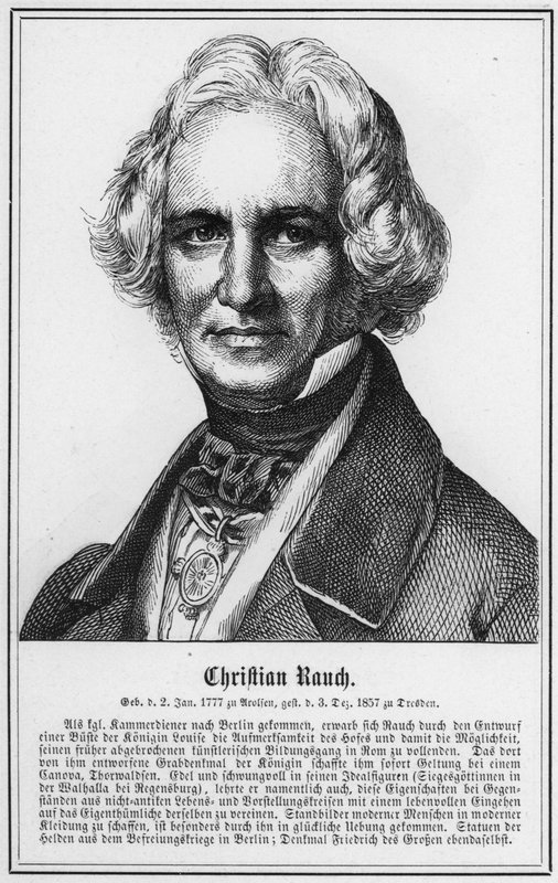 Christian Rauch (gravering) av German School