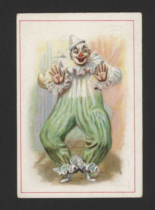Klovner (chromolitho) av German School