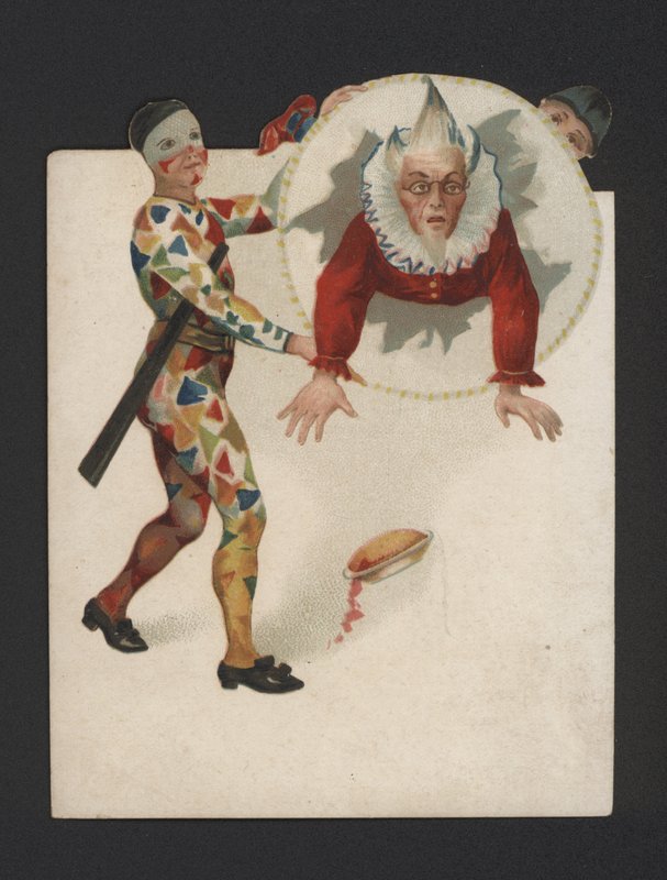 Klovner (chromolitho) av German School
