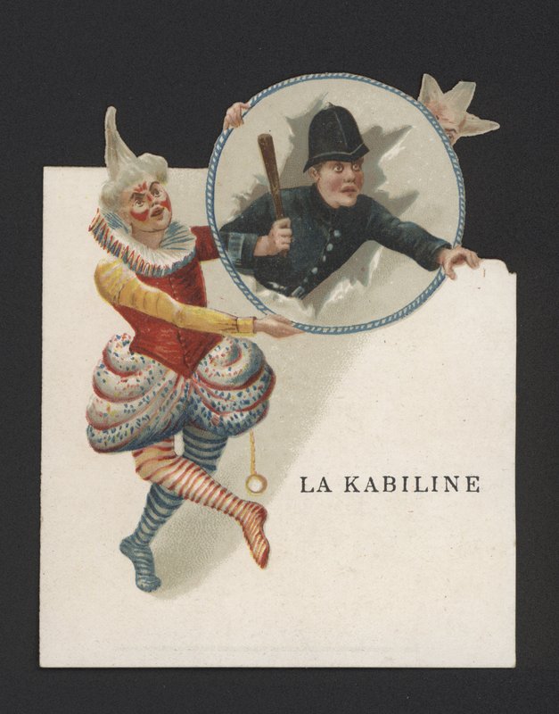 Klovner (chromolitho) av German School