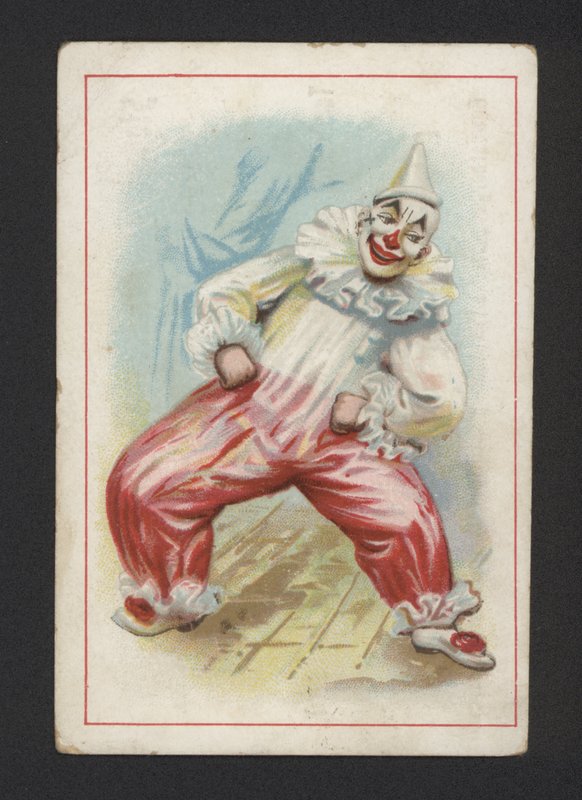 Klovner (chromolitho) av German School