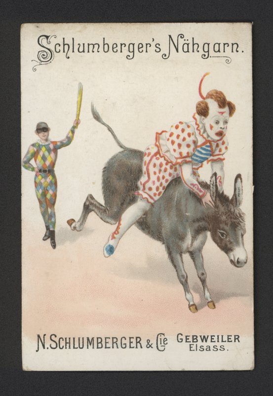 Klovner (chromolitho) av German School