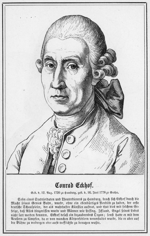 Conrad Eckhof (gravering) av German School