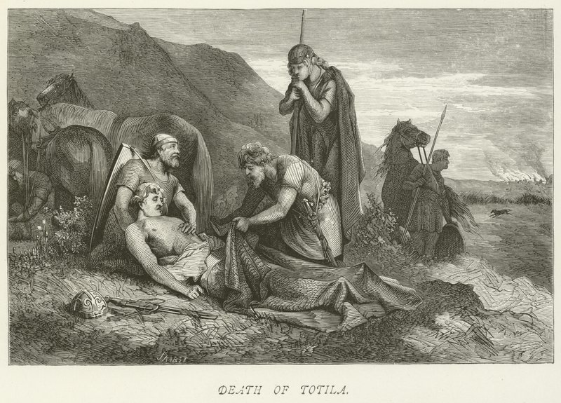 Totilas død av German School