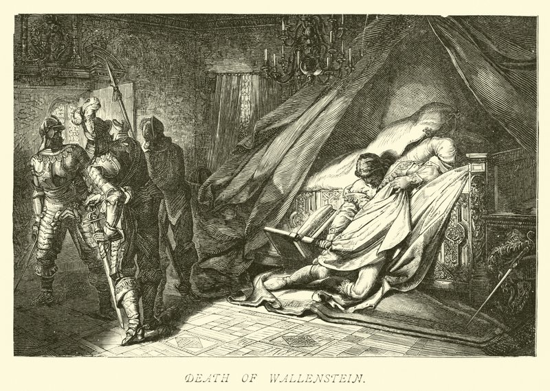 Wallensteins død av German School