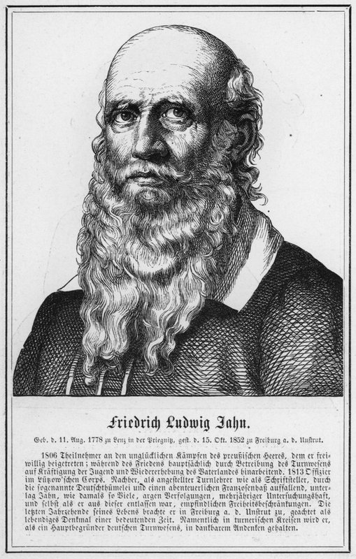 Friedrich Ludwig Jahn (gravering) av German School
