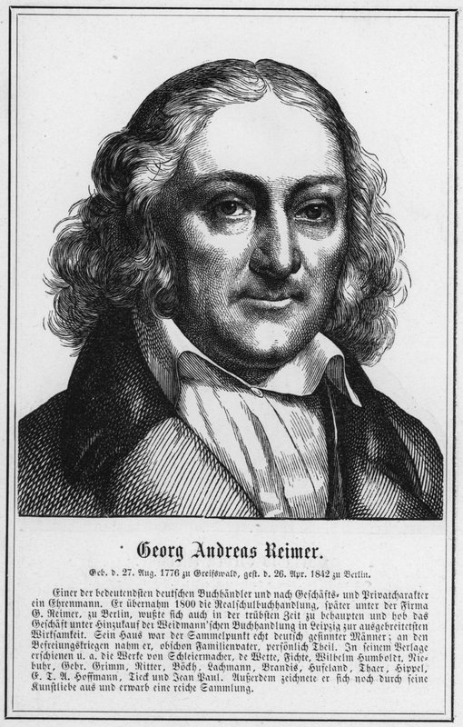 Georg Andreas Reimer (gravering) av German School