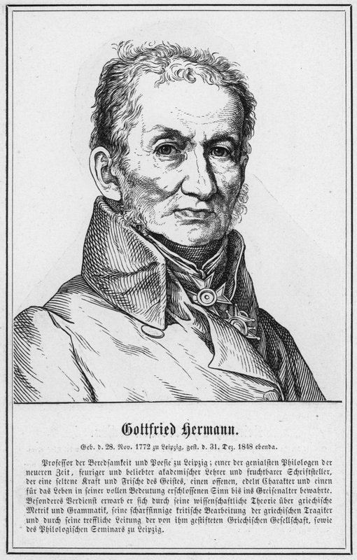 Gottfried Hermann (gravering) av German School