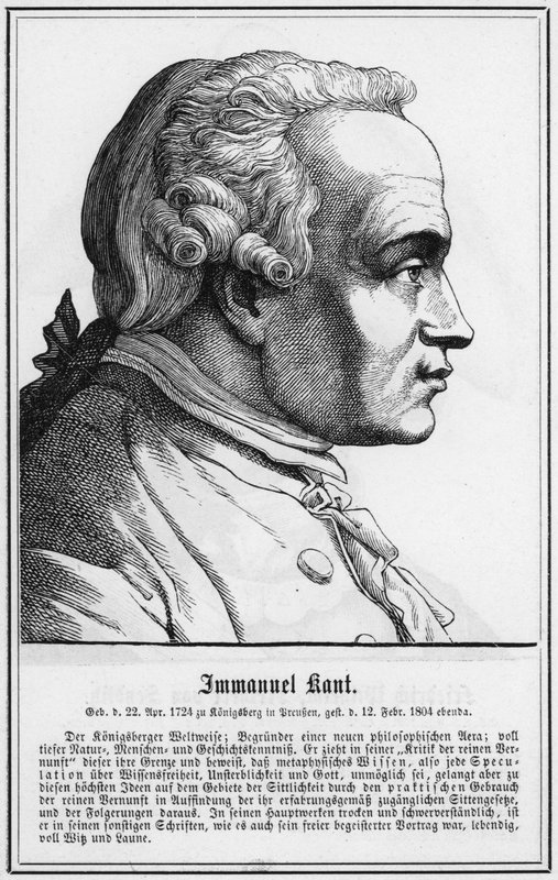 Immanuel Kant (gravering) av German School