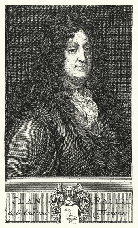 Jean Racine , fransk dramatiker (gravering) av German School