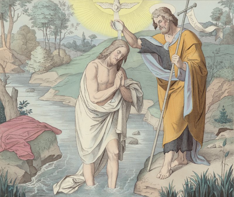 Jesus døpte av German School