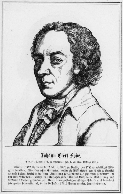 Johann Elert Bode (gravering) av German School