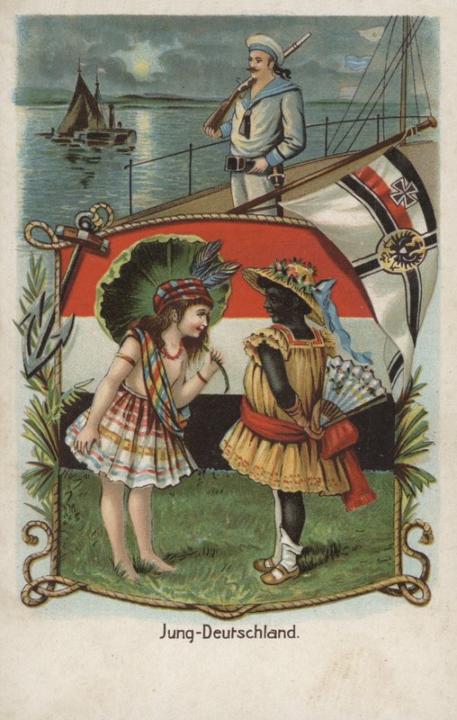 Ungt Tyskland (farge litho) av German School