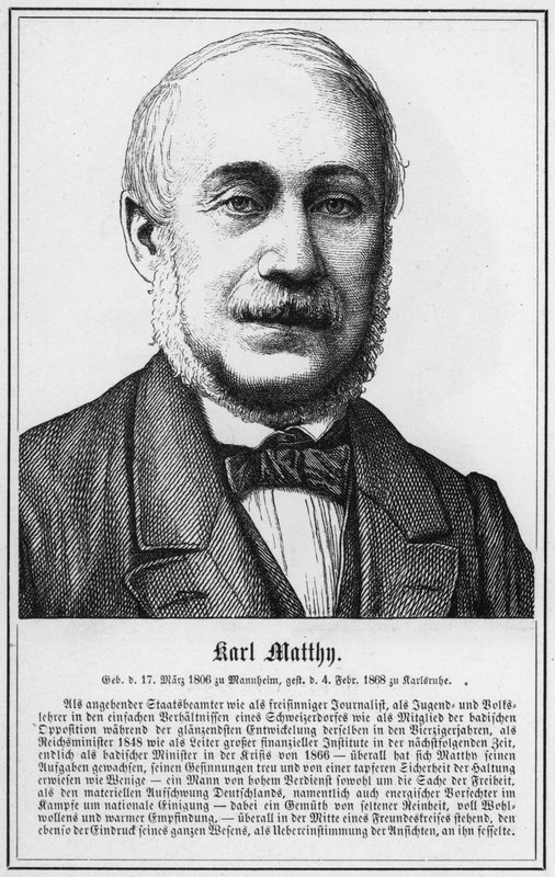 Karl Matthy (gravering) av German School