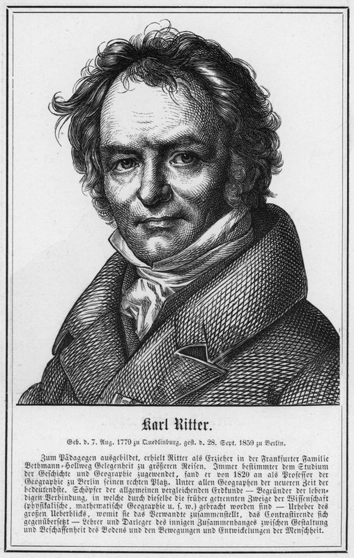 Karl Ritter (gravering) av German School