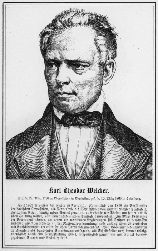 Karl Theodor Welcker (gravering) av German School