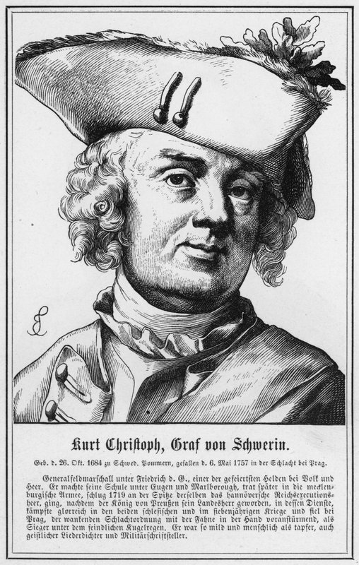 Kurt Christoph, greve av Schwerin (gravering) av German School