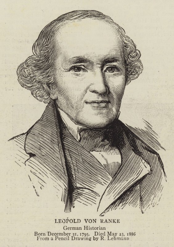 Leopold von Ranke (gravering) av German School