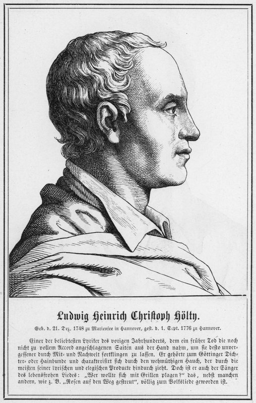 Ludwig Heinrich Christoph Holty (gravering) av German School